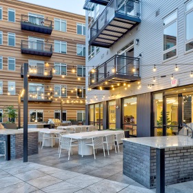 Grilling Area outdoor grilling and dining area