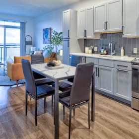 Kitchen spacious kitchen with dining table